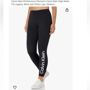 CALVIN KLEIN Performance leggings-size X-Large